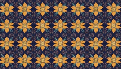 seamless pattern with flowers