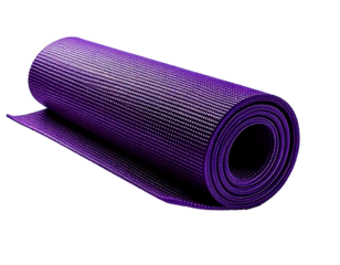 Yoga mat rolled up, isolated, transparent white background, folded, exercise, fitness, portable, mat, yoga, workout, rolled, flexible, home, gym, active lifestyle, cushion, support, stretching, comfor