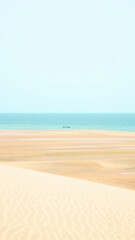 Boat on the Shores of Dakhla Beach