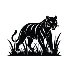 Vector illustration of a tiger