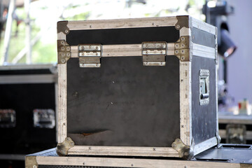 
Drawers for transporting show material and setting up stages and technical work personnel. Empty...