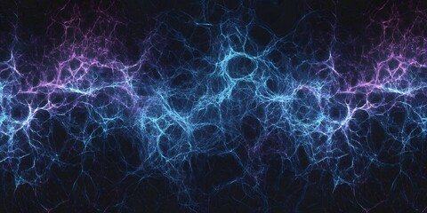 abstract blue background with lightning