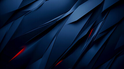 Obraz premium Contemporary abstract gradient banner with a dark navy blue background, featuring sleek and modern design elements
