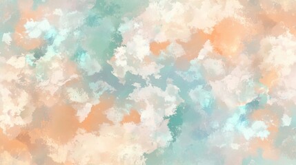 Obraz premium Abstract Pastel Cloudlike Splashes Background Texture