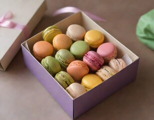box of macarons