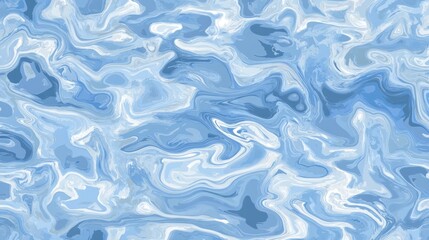 Fototapeta premium Abstract Blue Swirling Marble Texture Design