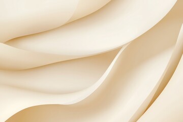 Obraz premium Creamy fabric waves, soft folds, elegant backdrop, design texture