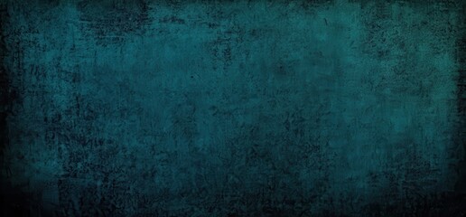 Obraz premium Dark Teal Textured Background: A rich, dark teal background with a heavily textured surface, ideal for adding depth and a vintage or rustic feel to your designs.