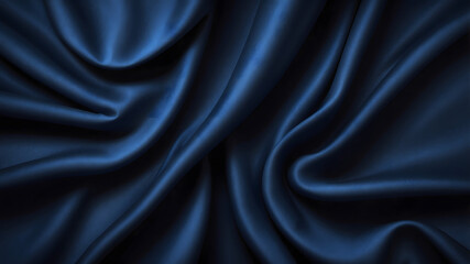 Obraz premium wrinkled soft blue satin background 