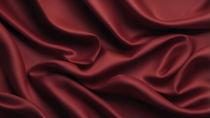 Obraz premium smooth red silk drapery background 