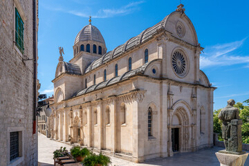 Obraz premium Croatia, The Cathedral of St. James in Sibenic.