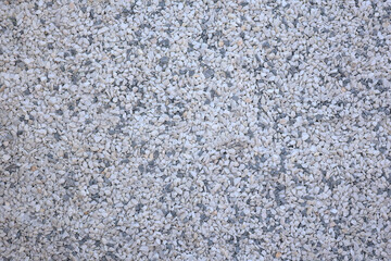 Close-up of Small White and Gray Gravel