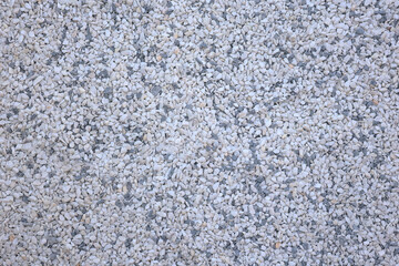 Close-up of Small White and Gray Gravel