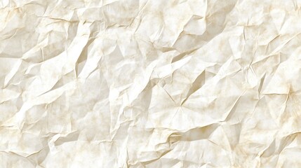 Crumpled beige paper texture background, design element
