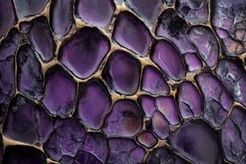 916 Fluid Acrylic Pour Image Metallic Purple Theme