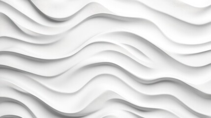 Obraz premium White Abstract Wavy Lines Background Texture Design