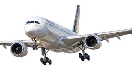 Obraz premium Large, sleek aircraft with multiple engines, detailed wings, and a long fuselage.