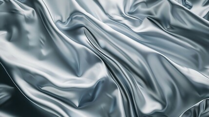 Obraz premium Brushed Aluminum Metallic Wallpaper with Smooth Matte Finish, Offering a Sleek and Modern Aesthetic, Perfect for Contemporary Interior Designs and Stylish Environments