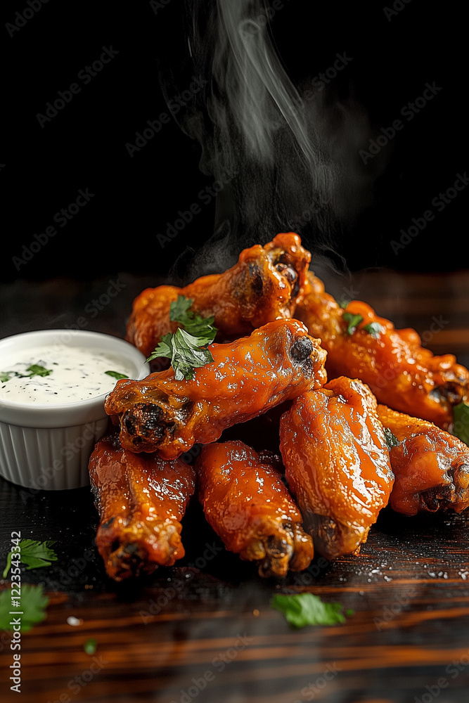 Wall mural buffalo chicken wings