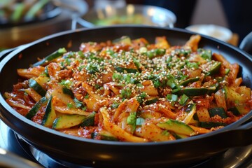 spicy cucumber salad made at home