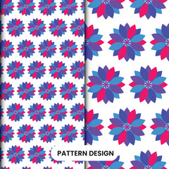 modern Pattern design template for print media 