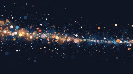 Sparkling Lights Abstract Background Design