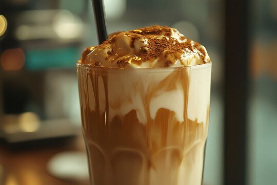 Iced whipped coffee drink that gained popularity during Covid 19 lockdowns
