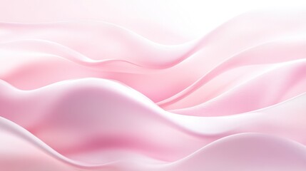 Obraz premium Abstract Pink Waves Soft Elegant Background