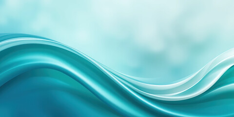 Fototapeta premium Blue teal jade agua turquoise mint white cyan water sea green abstract background. Color gradient sombre. Material fabric silk satin curtain drapery. Line stripe wave wavy.Elegant.Shimmer light. 8k