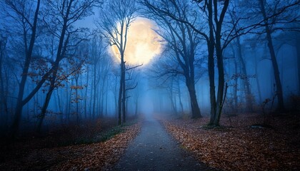 Obraz premium morning in the forest