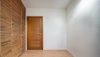 room with door and window