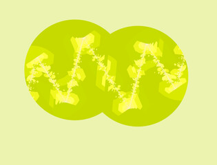 Abstract green background and cool design with abstract textures and patterns