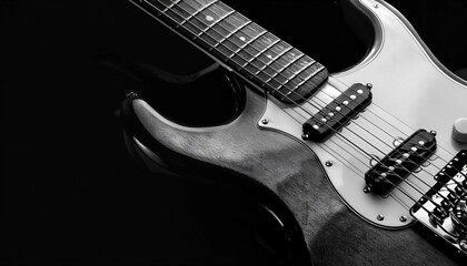 Fototapeta premium electric guitar close up