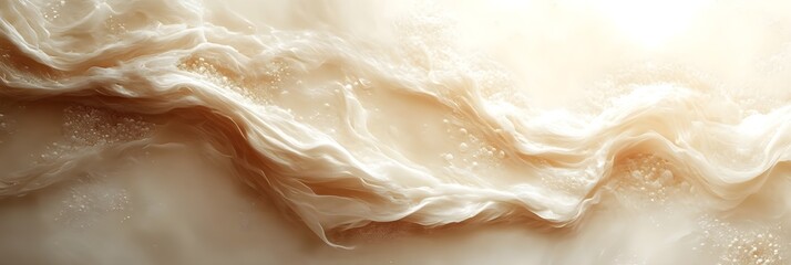Obraz premium A background of soft beige with visible brushstroke textures.