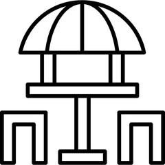 Outdoor Table Icon