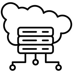 Infrastructure as a Service Icon