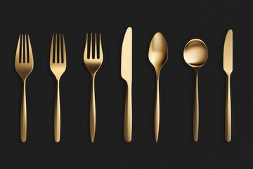 Utensils and dish symbols Dining tools and food icons