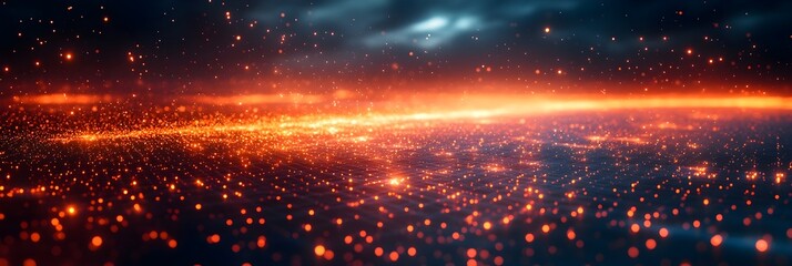 Fototapeta premium A background of triangular grids shifting in a dynamic, high-tech animation.