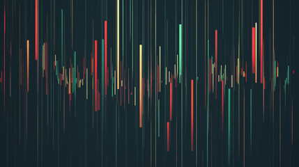 Abstract black background with Colorful charts and graphs with statistics to innovative analyze business potential and forecast future development of companies growth.