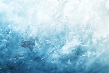 Fototapeta premium Frozen ice texture background, winter, glacial, abstract, design