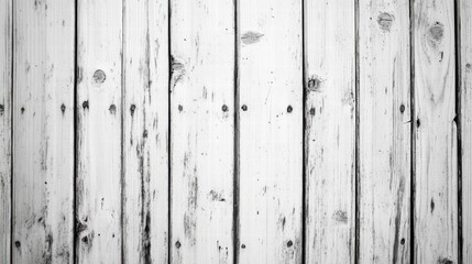 Fototapeta premium White Wooden Panel Background in Horizontal Layout