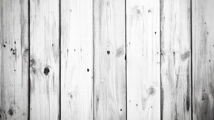 Fototapeta premium White Wooden Panel Background in Horizontal Layout