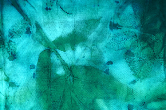 Multicolored Leaf Texture Background &ndash; Ecoprint Natural Pattern in High-Resolution