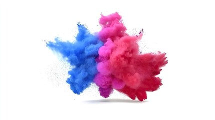 Obraz premium Vibrant Color Explosion of Holi Powder