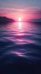 Fototapeta premium A blurred horizon design with muted lavender blending into soft sky blue.