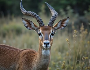 Fototapeta premium impala in the savannah
