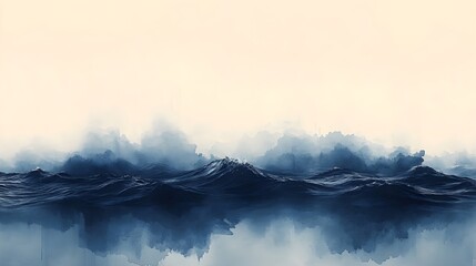 Fototapeta premium A bold gradient transitioning from deep navy blue to muted gray.