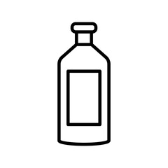 Bottle icon Vector logo set flat