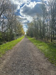 Trail in the country side 