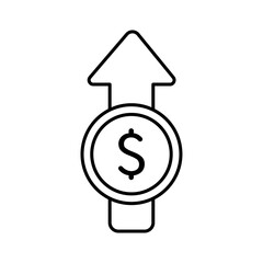 Expensive icon Vector logo set flat